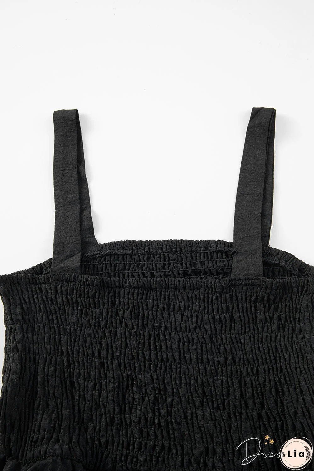 Casual Smocked Sleeveless Romper