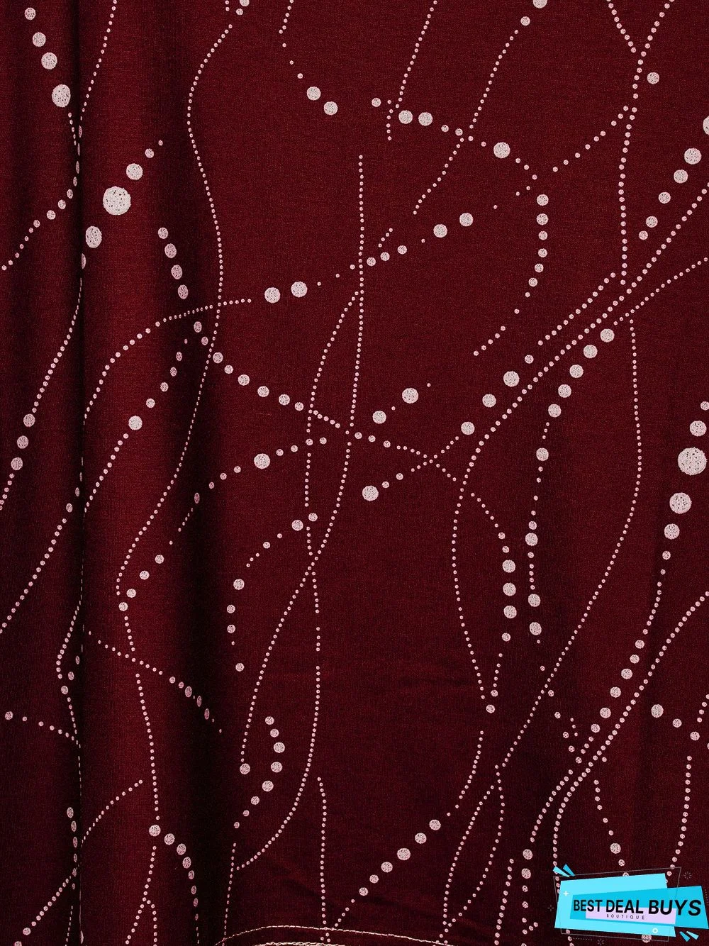 Cotton-Blend Half Sleeve Tunic Top