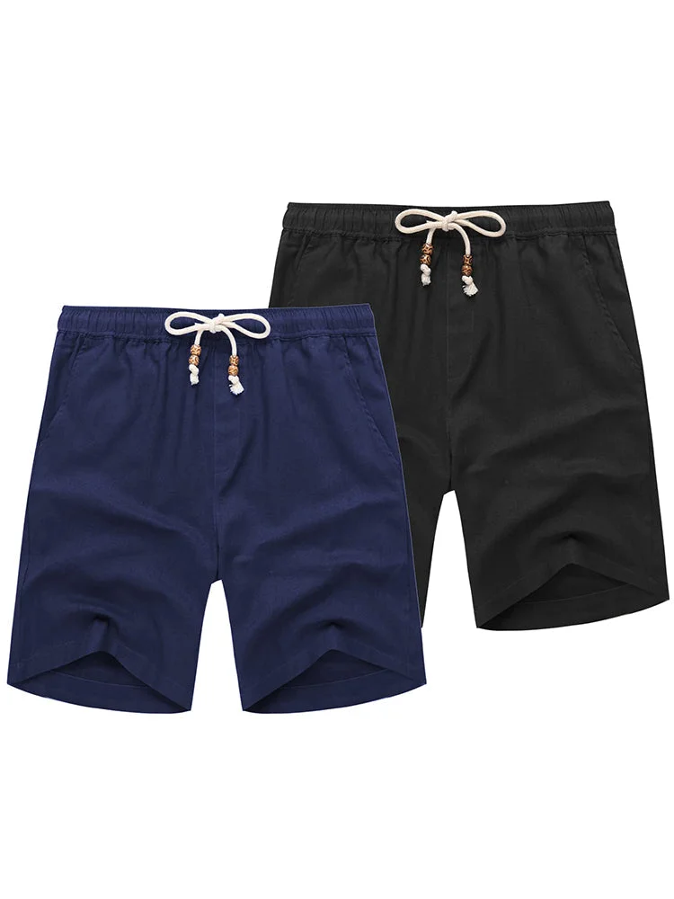 Casual 2-Piece Linen Holiday Shorts (Us Only)