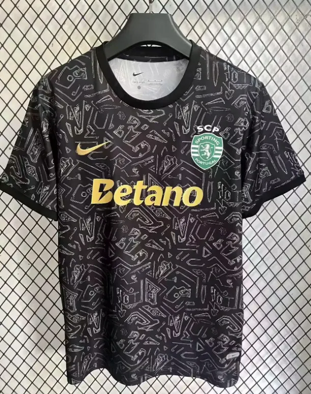 2025-26 Lisbon Special Edition Black Jersey - Fan Version