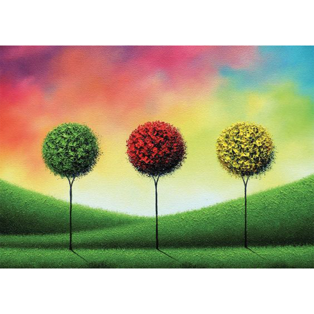 

Colorful Tree - Round Drill Diamond Painting - 40*30CM, 501 Original