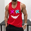  Devilish Graphic Tank Top for Men - Perfect for Fitness and Casual Wear by Inlyline