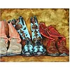 Diamond Painting -DIY Full Square Drill Retro Boots