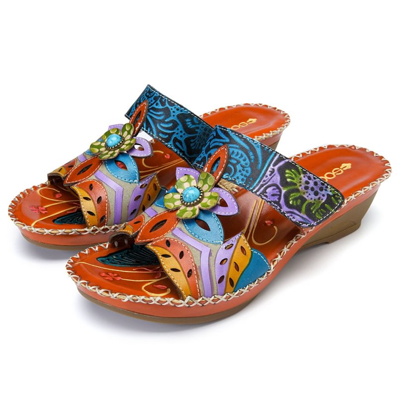 Bohemian fashion non-slip orthopedic sandals
