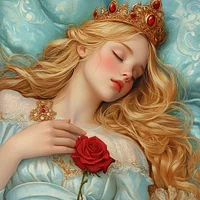 Sleeping Beauty Princess - Diamond Painting