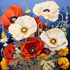Poppy - runder Bohrer Diamond Painting - 30*30cm