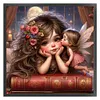 Girl-11CT Stamped Cross Stitch 40*40cm/15.75*15.75in