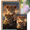 Tiger-11CT Stamped Cross Stitch 40*65cm tapestrymarket