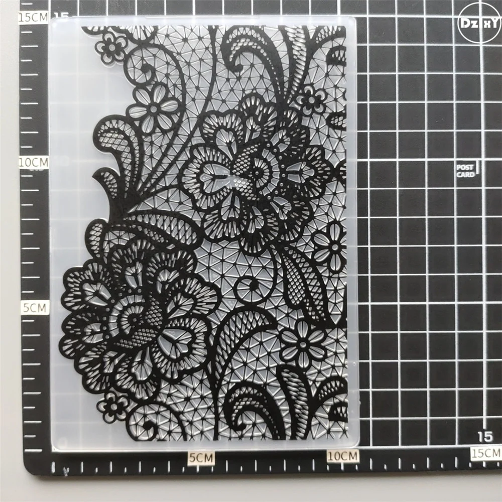 Nigikala Styles) 2023 NEW Lace Embossing Folders for Scrapbooking Paper Album Cards Making Supplies 3D Plastic Cutting Dies Crafts