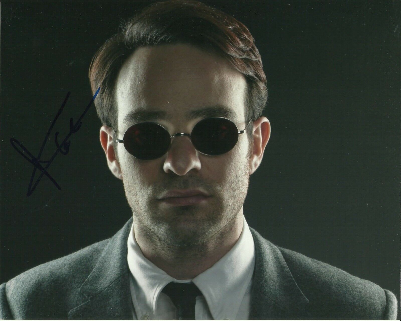 CHARLIE COX SIGNED DAREDEVIL Photo Poster painting UACC REG 242 (7)