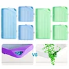 (US Only)6Pcs Diamond Art Tray Rhinestone Sorting Tray Diamond Painting Tray (Blue Green)