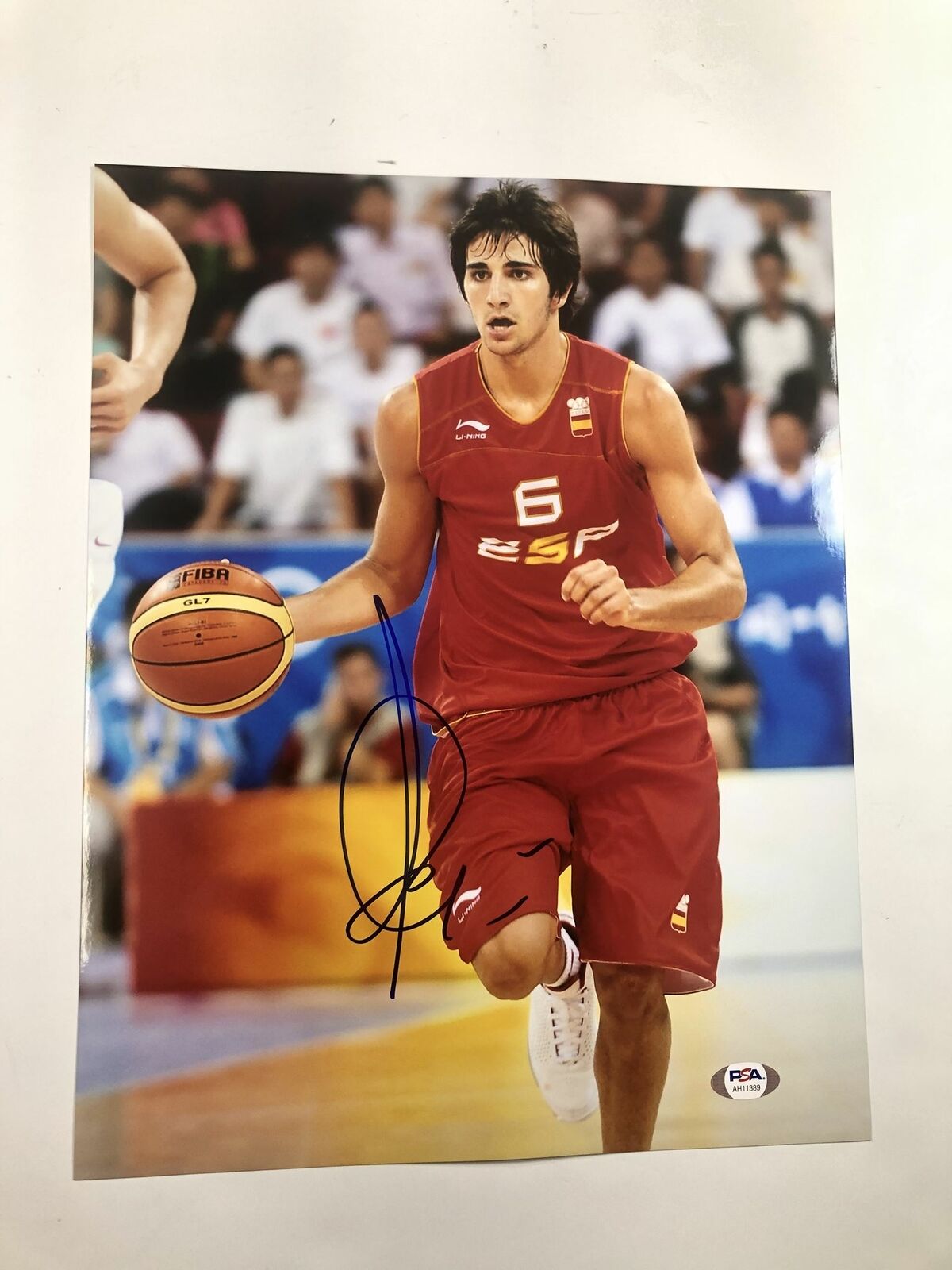 Ricky Rubio signed 11x14 Photo Poster painting PSA/DNA Spain Autographed Spain Suns