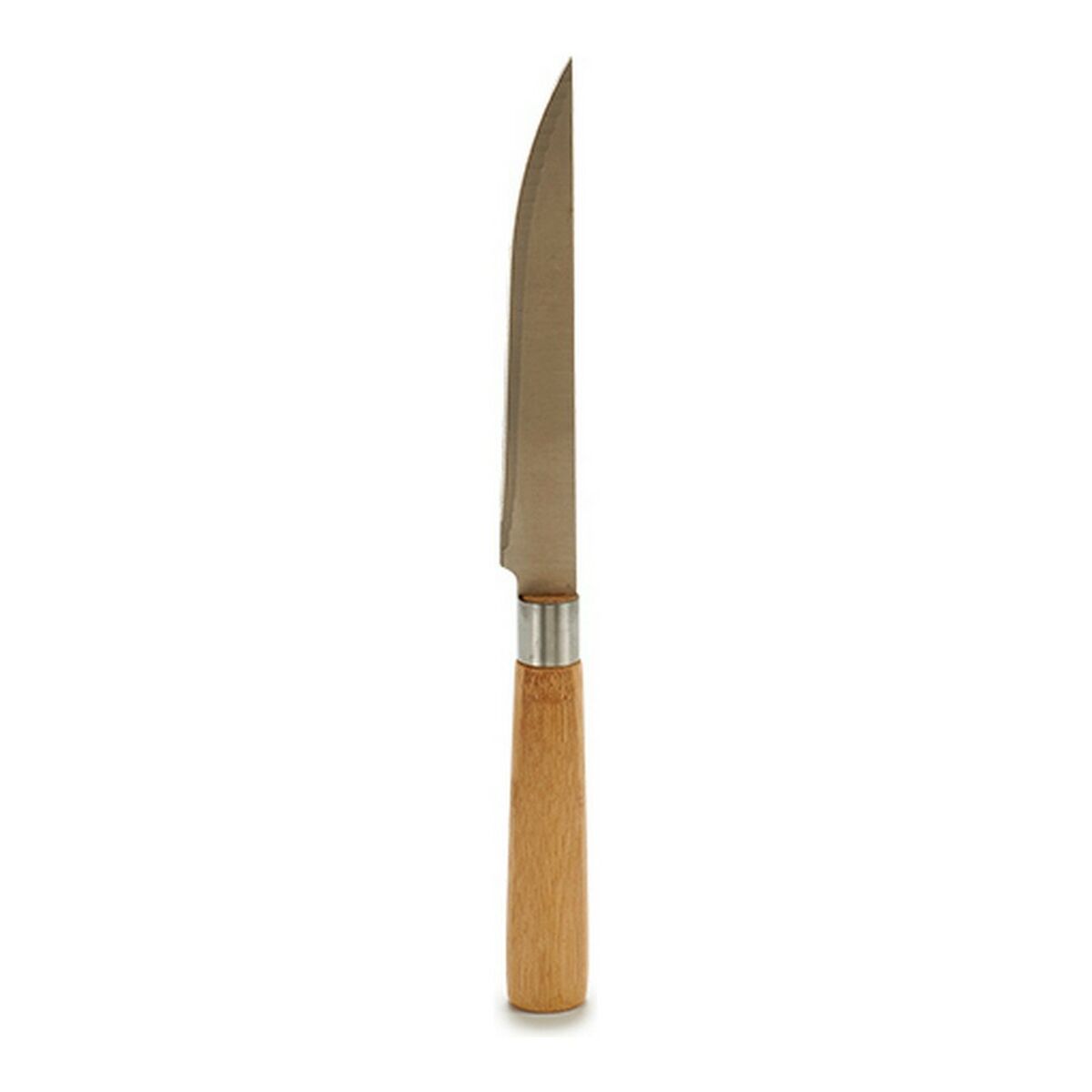 Kitchen Knife Kinvara Brown Silver Bamboo Stainless steel Stainless steel /Wood 2 x 24 x 2 cm