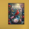 Diamond Painting -DIY Round Drill Bird in Bottle