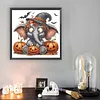 Diamond Painting - Partial Special Shaped Drill - Halloween Elephant(Canvas|30*30cm)