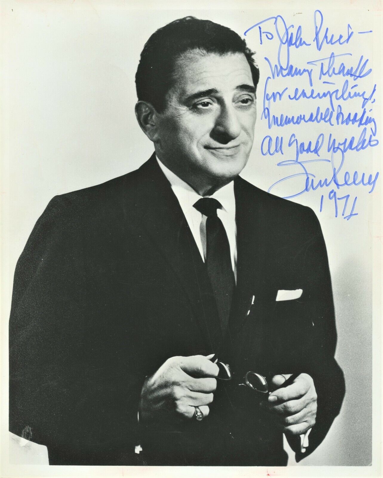 JAN PEERCE Signed Photo Poster painting