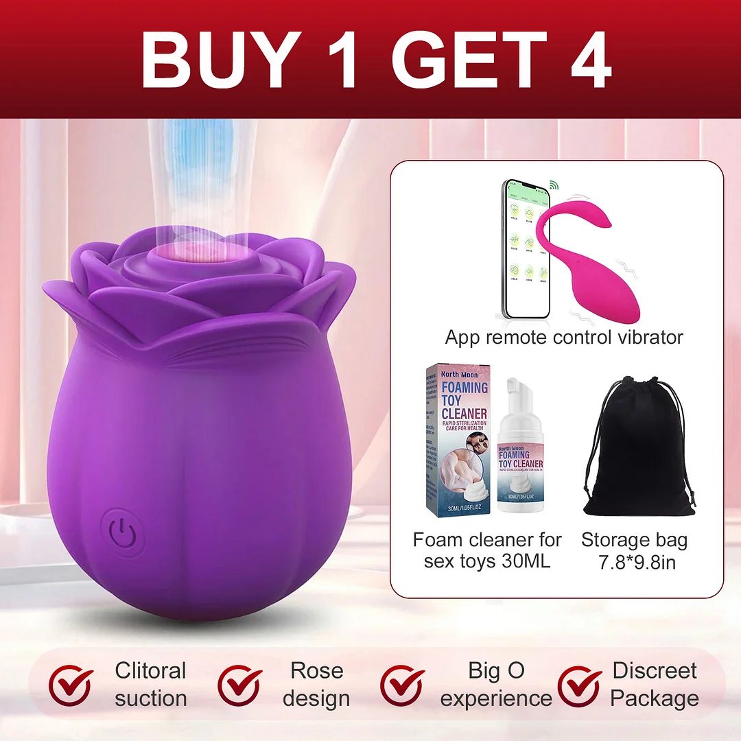 Rose Sucking Clitoris Sucker Sucking Vibrator