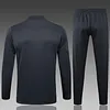 2025 Argentina Half-Pull Training Suit Dark Gray Football Shirt 1:1 Thai Quality