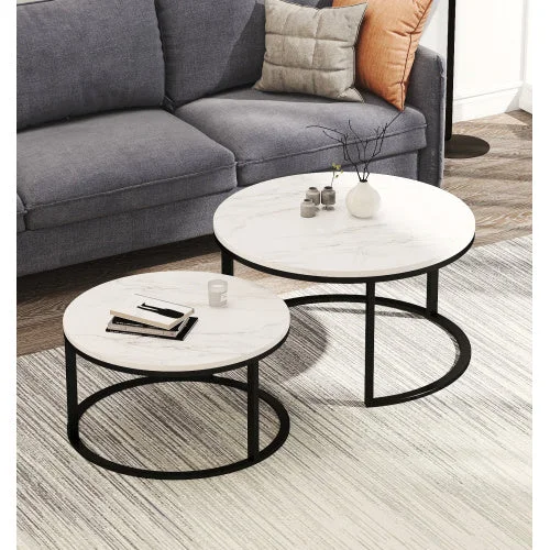 Round Coffee Table Set