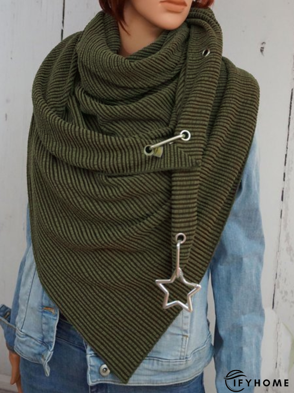 Cotton-Blend Casual Scarf | IFYHOME