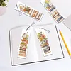 4pcs DIY Book Flower Diamond Painting Bookmark