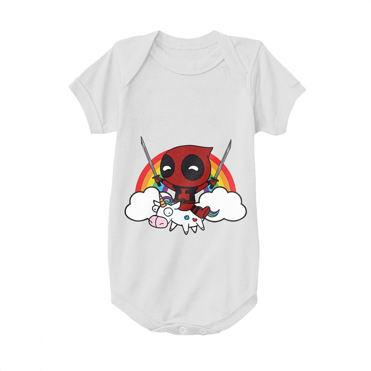 Deadpool riding on sale a cat shirt