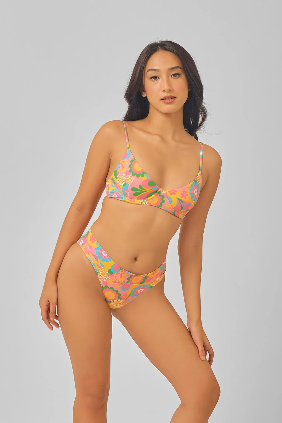 Willow Underwire Top / Groovy Garden FINAL SALE
