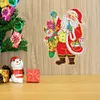 DIY Christmas Santa Claus  Diamond Painting Jewelry Wall Glass Sticker