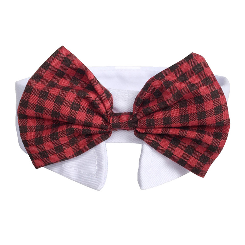 

Pet Dog Cat Lattice Bow Collar Strap Adjustable Puppy Kitten Necklace, 501 Original