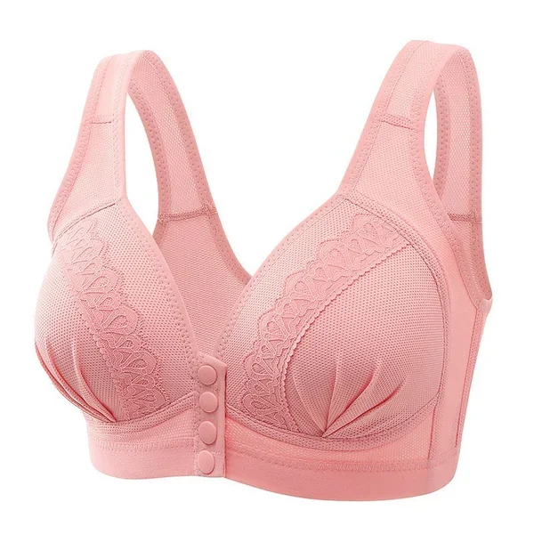 💕BUY 1 GET 2 FREE(Please add 3 pcs to cart)💕-2023 Front Button Breathable Skin-Friendly Cotton Bra