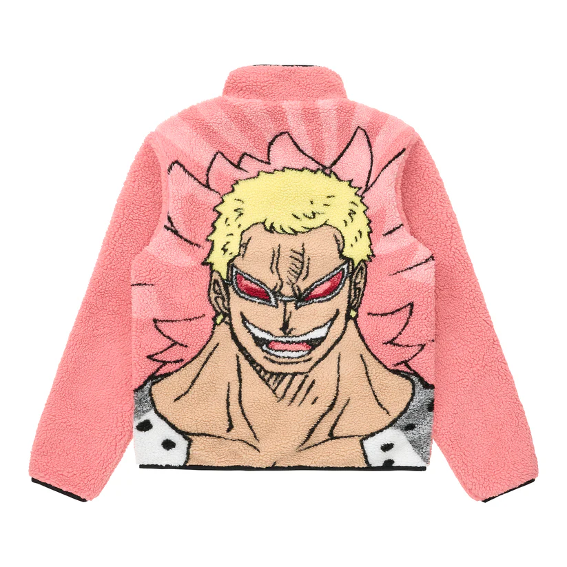 DO FLAMINGO REVERSIBLE SHERPA FLEECE JACKET