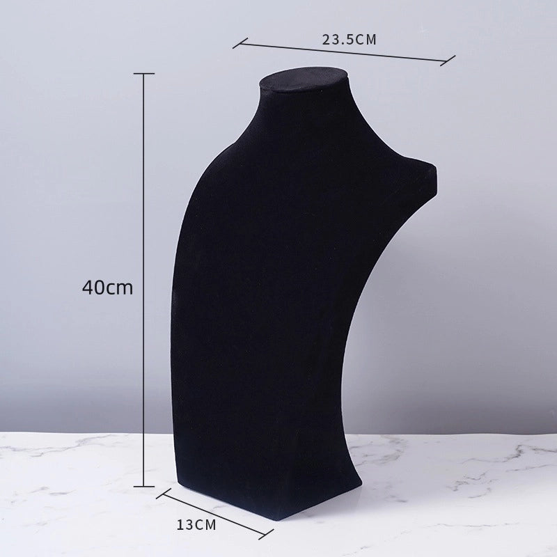 1 Piece Velvet Minimalist Solid Color Jewelry Display