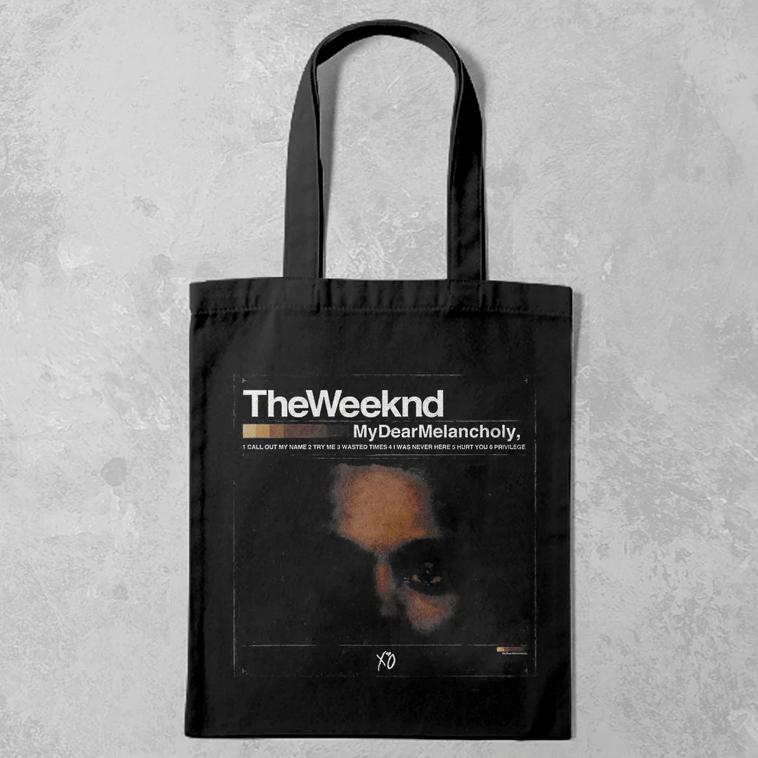 The Weeknd Printed Canvas Bag