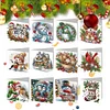 12Pcs Winter Weihnachten - 5d DIY Handwerk Grußkarte