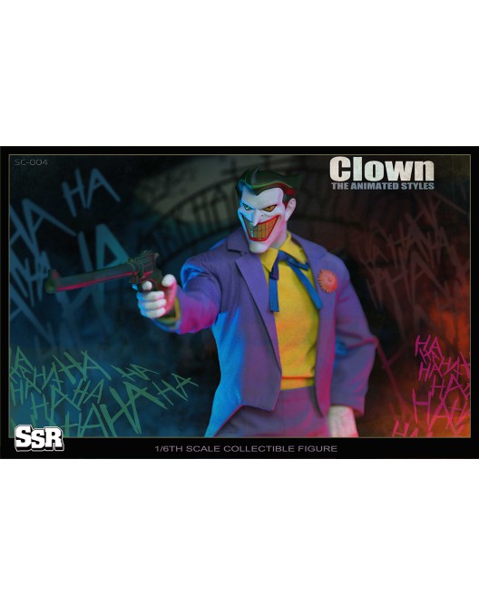 SSRTOYS 1/6 Clown アニメ.Ver SSC004 presell! SSRTOYS SSC004 Joker The Animated Clown 1/6 Action