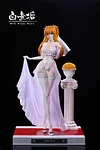 1/4 & 1/6 Scale Wedding ver. Asuka Langley Soryu - (EVA) Neon Genesis EVAngelion Statue - White Kimono Studio