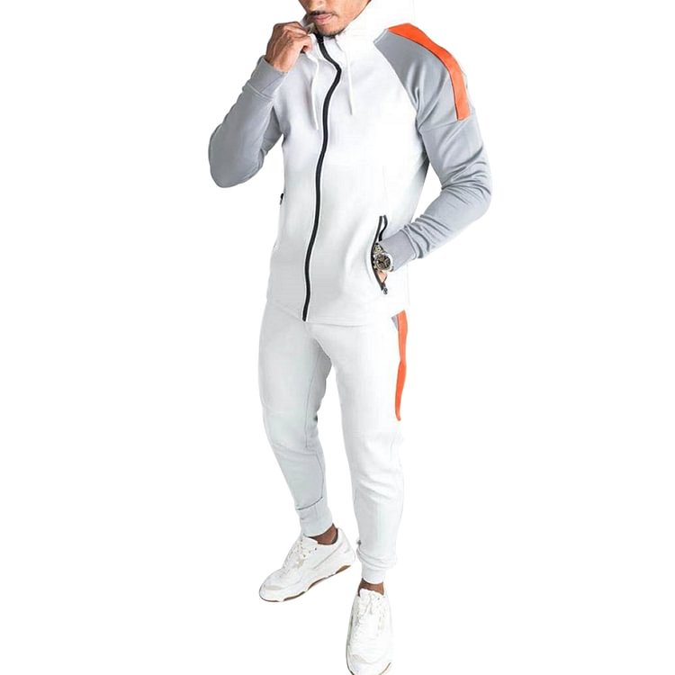 BrosWear Fashion Color Matching Tracksuit