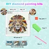 Quilling Lion - speziell geformtes Diamond Painting - 30*30cm