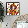 Clown Circus-Full Round Diamond Painting 40*40CM