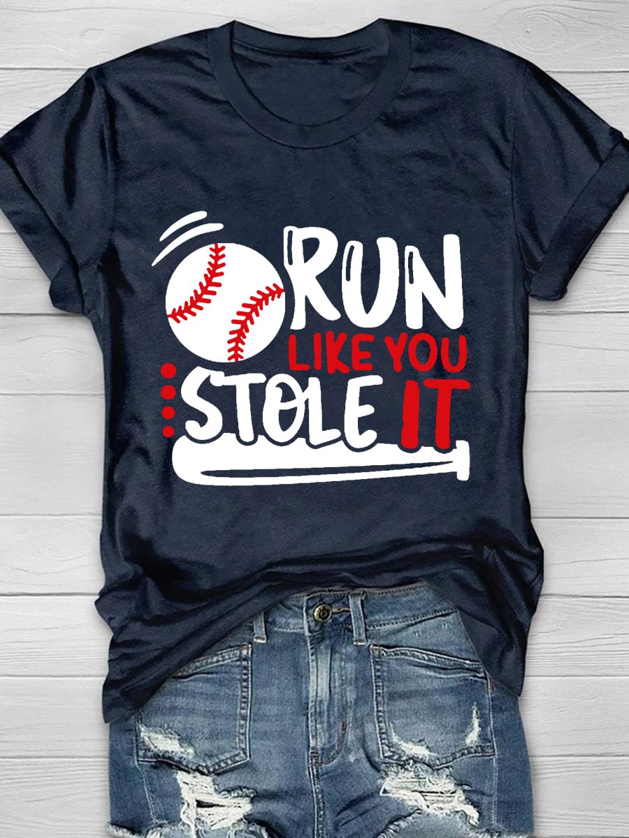 Run Like You Stole It Short Sleeve T-Shirt