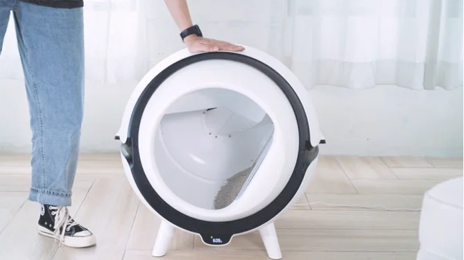 A Cat Auto Litter Box with Next-Generation Cleaning Ability | IFYHOME