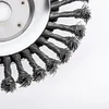 10 Inch Twist Knot Steel Wire Wheel Brush Disc Grass Trimmer Head for Lawn Mower