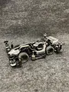 Tamiya 4WD Modified Jedi Chariot Pure Hand-painted Black Silver Gray Mirror Customization FMA Chassis Racing