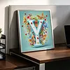 Butterfly Flower Y 5D Partial Drill DIY Diamond Painting Kit 30*30cm
