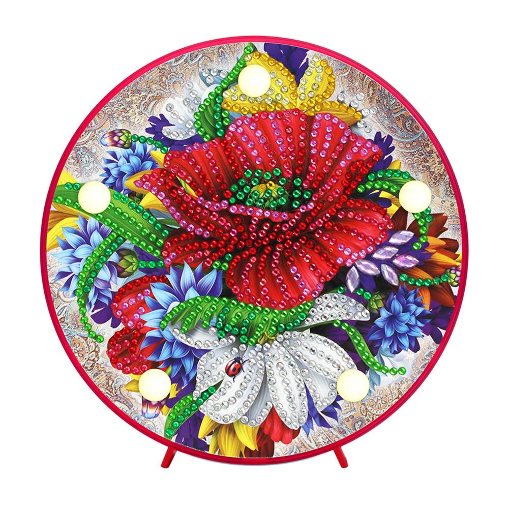 

Flower-DIY Creative Diamond LED Lamp, 501 Original