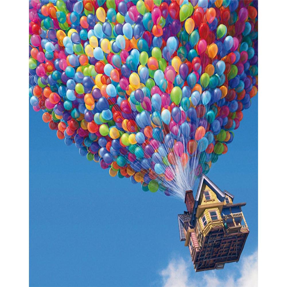 

40x50cm - Paint By Numbers Balloon House, 501 Original