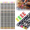 (US Local)10Pcs 5D Crystal Gem Pick Up Tool 23cm Dotting Wax Pencil for Art Craft