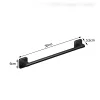 Wall Mounted Towel Rack Bathroom Storage Rack No Drilling Bathroom Horizontal Bar Towel Rack Kitchen Bathroom Accessories