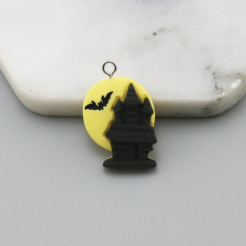 1 Piece Resin Color Block Pendant Jewelry Accessories