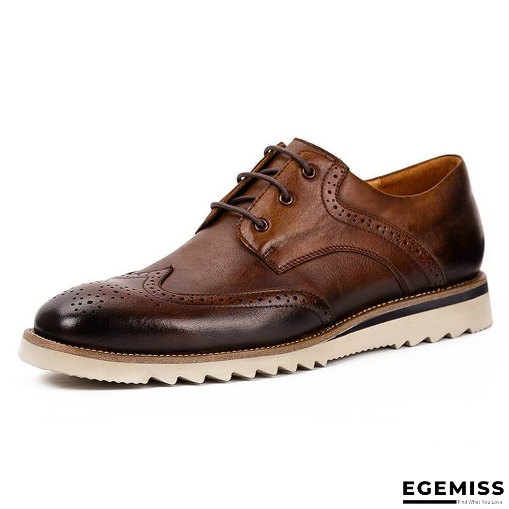 Men's Vintage Casual Brogue Shoes | EGEMISS